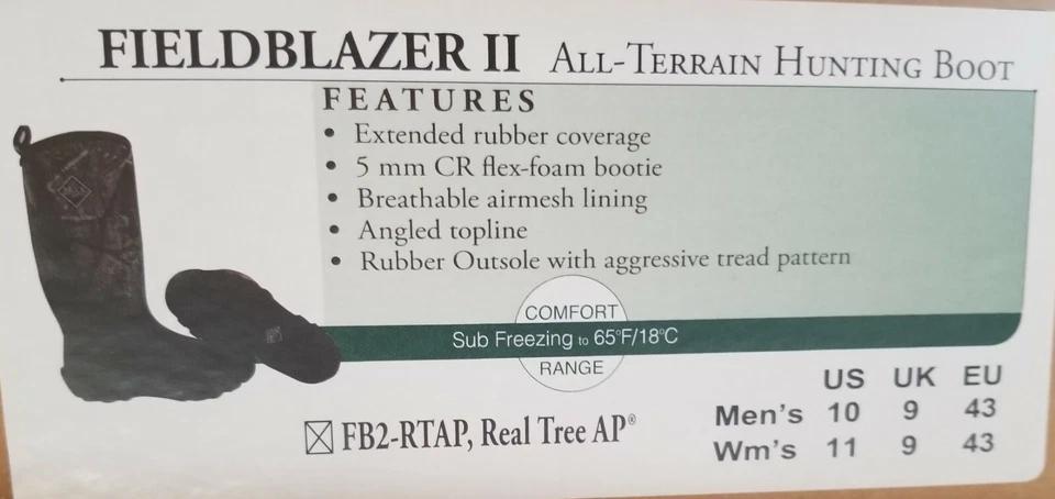 Muck Fieldblazer II All-Terrain Sport Boot - RealTree Sizes 9,10,11,12,13,14's - Image 4 of 4