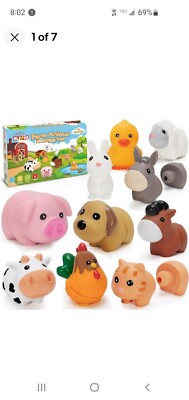 Olefun Farm Animal Learning Toys for Infants Ages 6 Months+, 10 Pack... 