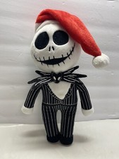 Disney The Nightmare Before Christmas Jack Skellington with Santa Hat plush