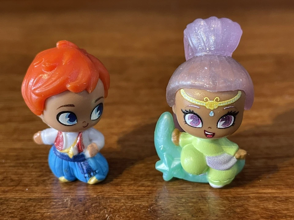 Lote de 2 mini figuras Shimmer and Shine Teenie Genies - Imagem 2 de 4