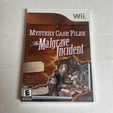 Mystery Case Files The Malgrave Incident (Nintendo Wii, 2011) - BRAND NEW SEALED