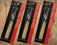  lot of 3 The Art Institutes - crafts sewing  Smooth Tracing Wheel  
