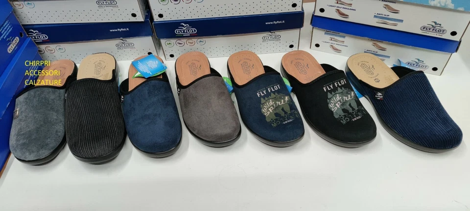 FLY FLOT Ciabatta Uomo Invernale Articoli Vari-Mod.8
