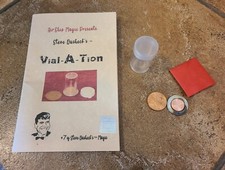 Vial-A-Tion by Steve Dusheck Coin Magic Trick Mentalism