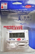 COOPER PANEL METER THERMOMETER/HYGROMETER PMRH120-0-8