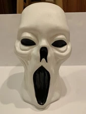 Vintage Ghost Face Scream Blow Mold Horror Decoration The Paper Magic Group Rare