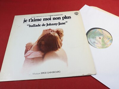 Serge Gainsbourg  JE T'AIME MOI NON PLUS  Soundtrack LP Warner T 56311 Italy