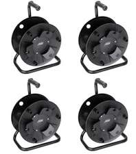 4 Pack Black Cable Reel Capacity 330' of 6mm cable Brand New