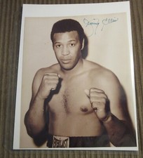 Jimmy Ellis boxing autograph 8x10 photo + COA provenance WBA heavyweight Champ 