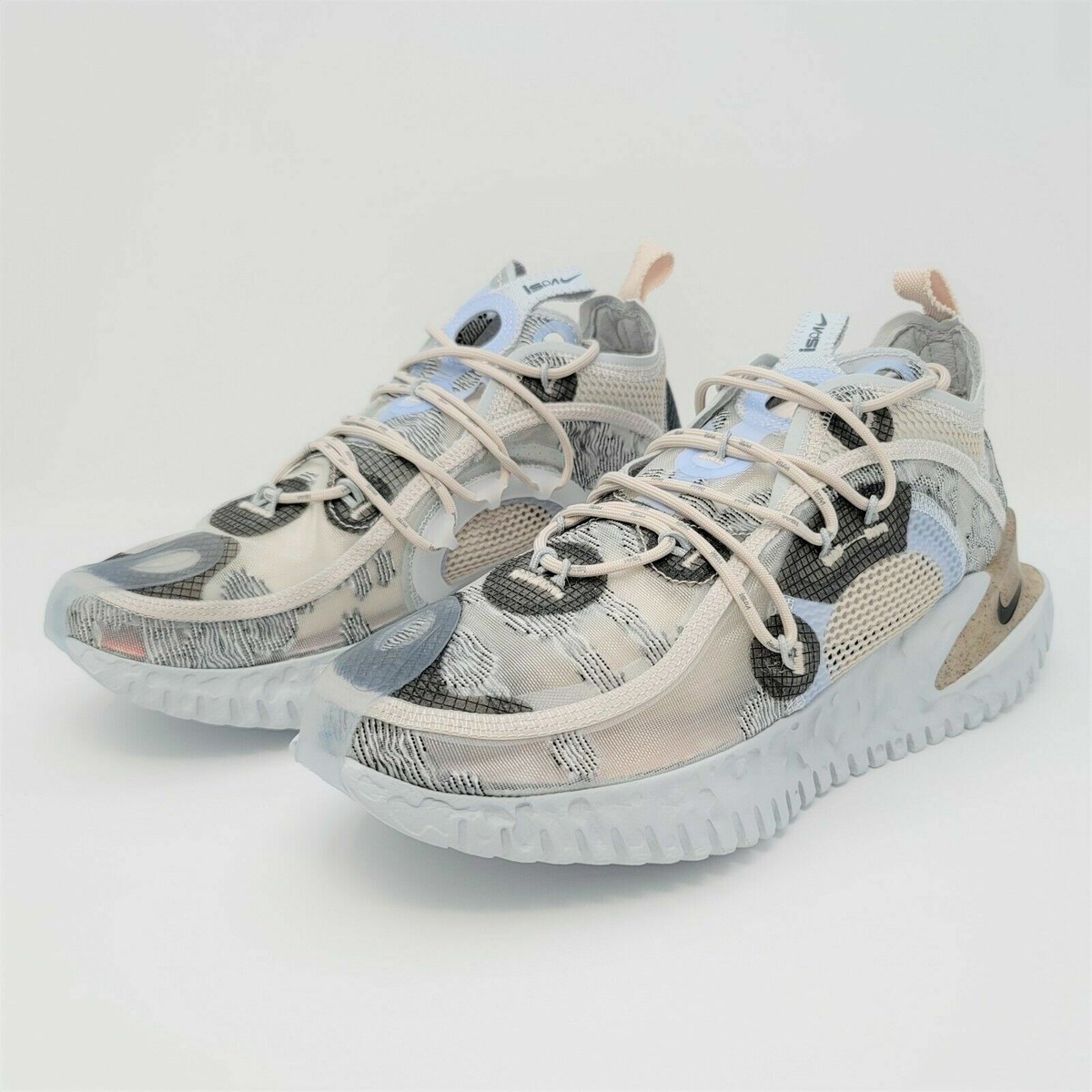 NEW Nike Flow 2020 ISPA Size 7/WMNS 8.5 Pure Platinum/Black NEW Nike Flow 2020 ISPA Size 7/WMNS 8.5 Pure Platinum/Black