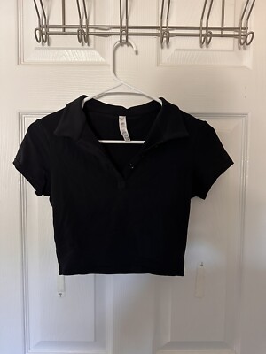 Alo Yoga Choice Polo Cropped | eBay