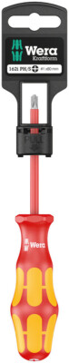Wera 100019, 162 i PH/S SB VDE Insulated Screwdriver (Phillips/Slotted), #1x80mm