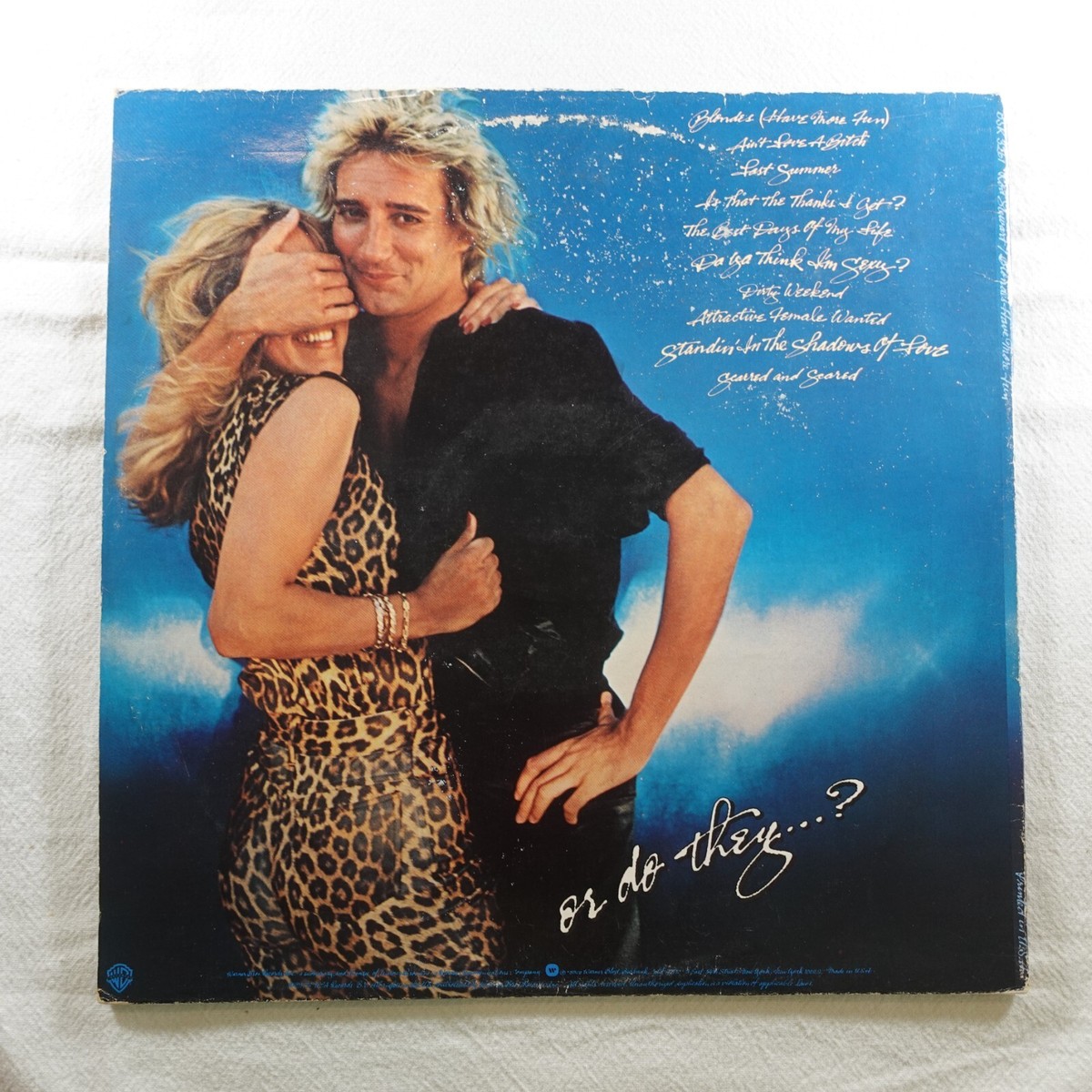 Rod Stewart Blondes Have More Fun Record Album Vinyl LP | eBay