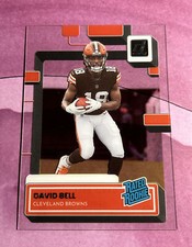 2022 Clearly Donruss Football #82 DAVID BELL RC Rated Rookie ACETATE
