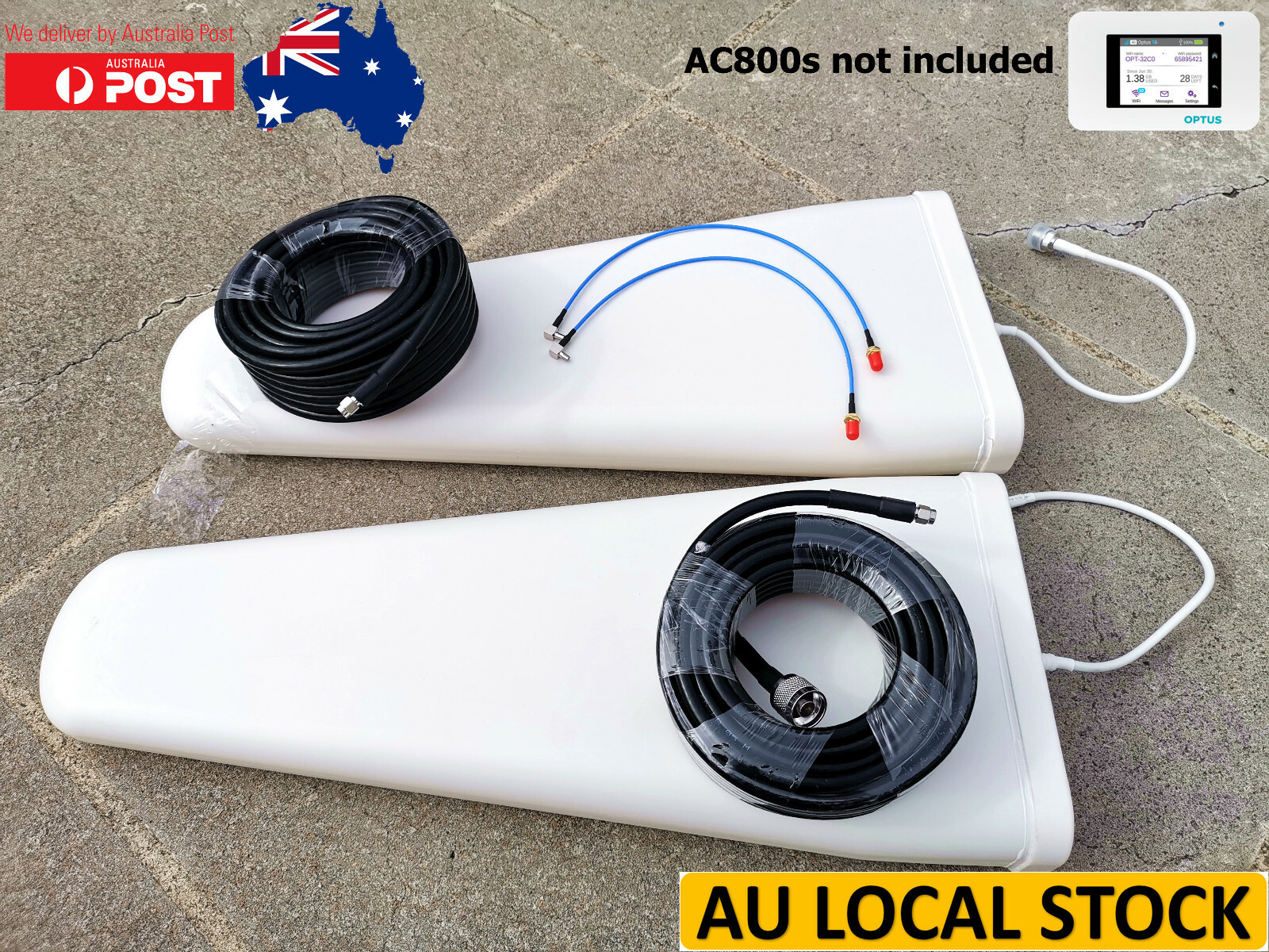 AllinOne High Gain External LPDA 4G Antenna Kit for Netgear Optus