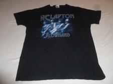 ERIC CLAPTON SLOWHAND TOUR CONCERT SHIRT SIZE LARGE BAY ISLAND SPORTSWEAR MENS