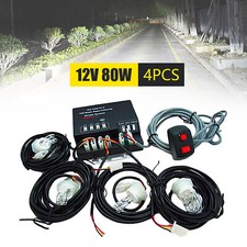 Hide Away 80w 4pcs Hid White Blub Emergency Strobe Light Warning System Kit Hide Away 80w 4pcs Hid White Blub Emergency Strobe Light Warning System Kit