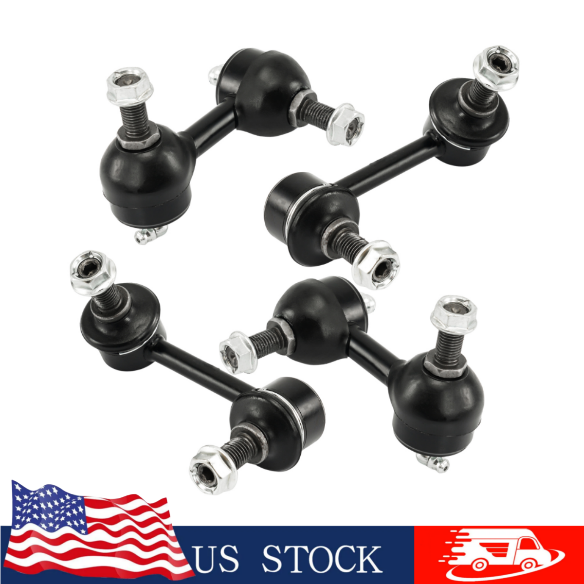 Front & Rear Sway Bar Link Kit for 2006 2007 2008 2009 2010 2011 Honda Civic