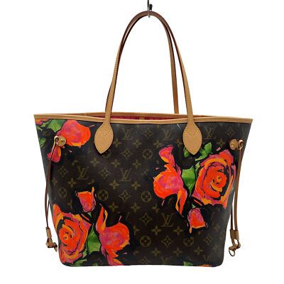 Auth LOUIS VUITTON Neverfull MM Rose Tote Bag M48613 Monogram