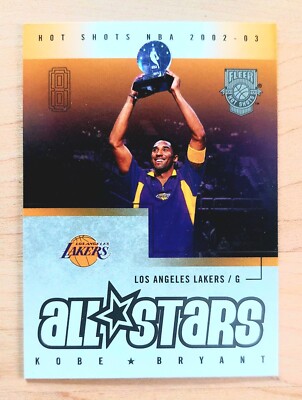 2002-03 Fleer Hot Shots KOBE BRYANT  All-Stars Subset Card #159 LAKERS