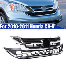 For Honda Crv 2010 2011 Front Upper Lower Mesh Grille W Chrome 71123-swn-h11 For Honda Crv 2010 2011 Front Upper Lower Mesh Grille W Chrome 71123-swn-h11