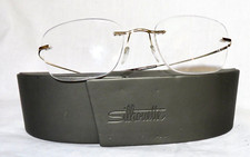 Silhouette Austria The Icon 5541 Eyewear glasses Titan Rimless Gold metal frame