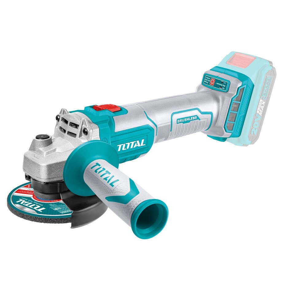 SMERIGLIATRICE ANGOLARE A BATTERIA BRUSHLESS FLEX 115mm 20 V TOTAL