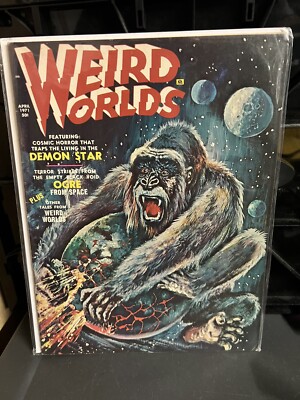 Weird  Worlds Magazine  # 2   Vol 2  April 1971 Bruck cover