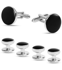 Premium Tuxedo Studs  Cufflinks For Men  Enclosed with Gift Bag  For Mens...