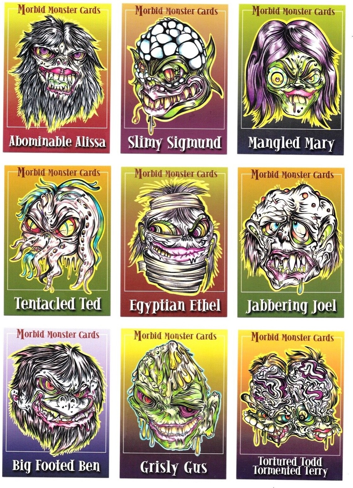 1999 Morbid Monster Trading Cards / You Choose #s 1 - 45 / bx34 - Picture 5 of 50