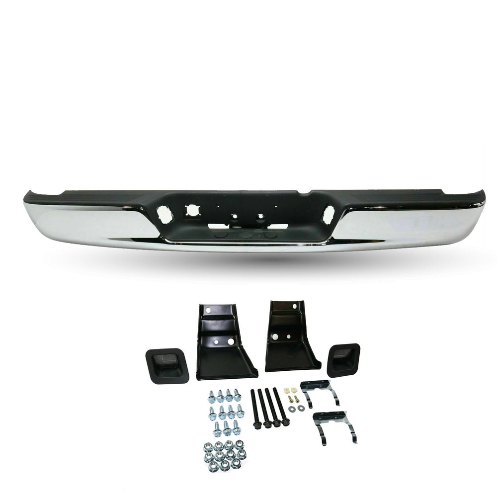 For 2002-2008 Dodge Ram 1500 03-09 2500 3500 Chrome Rear Step Bumper Assembly