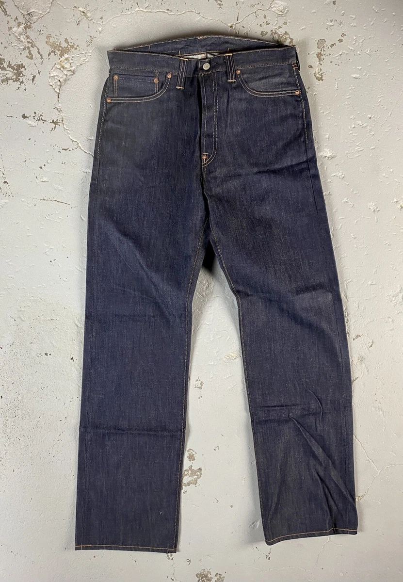 LEVIS 1937 LVC 501XX Buckleback RIGID 34X34 NWOT USA Made Cone Mills Denim  Raw