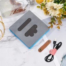 1set Wooden Die Cutting 2 styles Headphone Cable Collector Leather Die Cutter