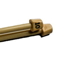 Vintage Clover 14 in Plastic Single Point Knitting Needles US 10