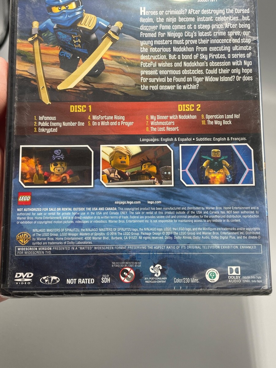LEGO Ninjago: Masters of Spinjitzu Skybound Season Six DVD New W