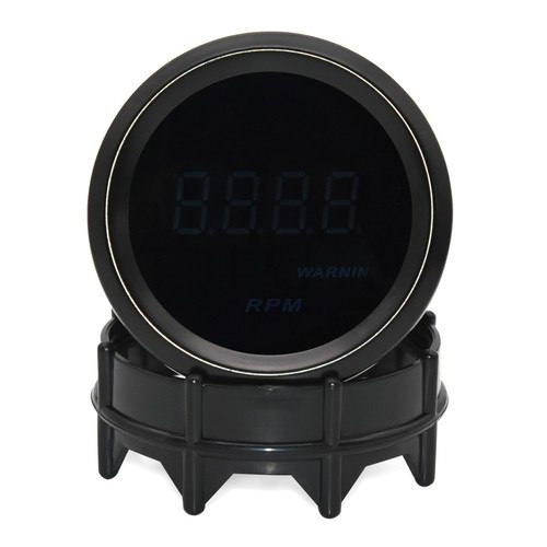 2" 52mm Blue Digital LED 0-9999 RPM Tachometer Tacho Gauge Meter For Car Truck - Picture 6 of 15