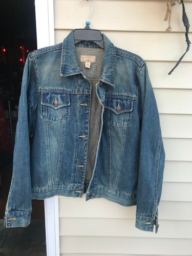 Blue Denim Jacket Womens Size 
