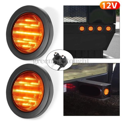 All Star Truck Parts 2x Amber + 2x Red 6.5 Led Marker