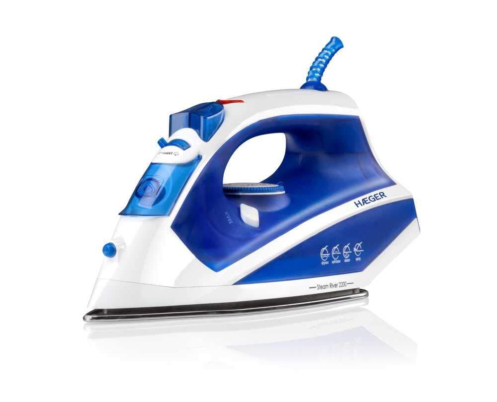 Steam Iron Haeger Si-220.009B 2200W NUOVO