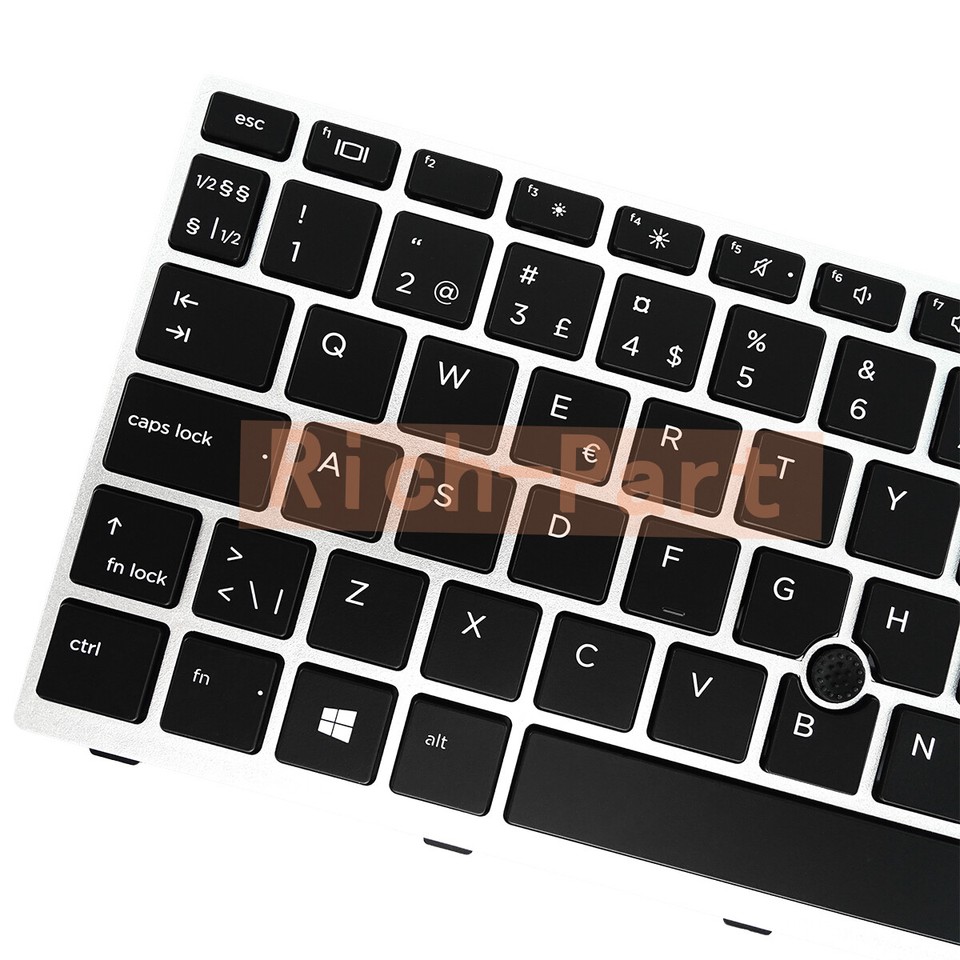 Nordic Backlit W/Trackpoint Keyboard for HP EliteBook 840 G5/840 G6/846 ...
