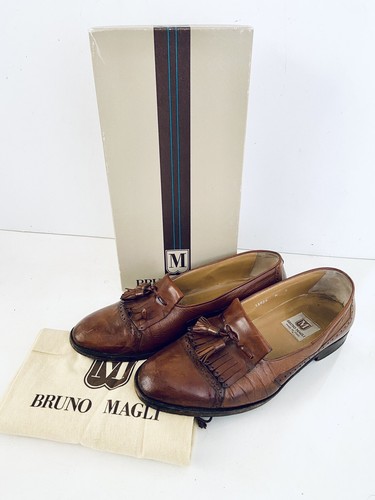 Bruno Magli Mens Brown Brandy Montreal 