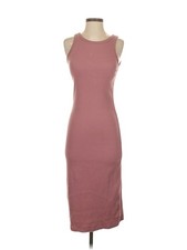 Uniqlo Women Red Casual Dress XS