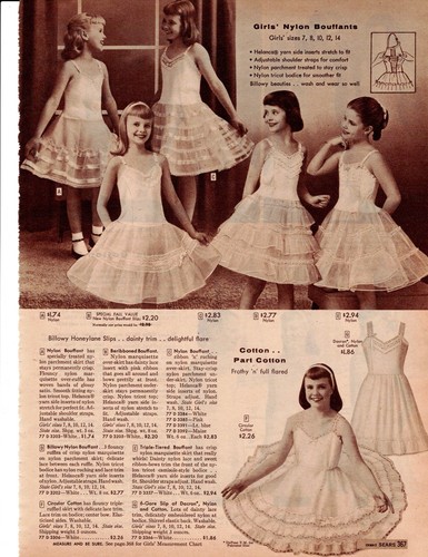 VINTAGE 60'S LADIES GIRLS SLIPS BRAS PHOTO CLIPPING CATALOG ADS PRINTS - Picture 2 of 3