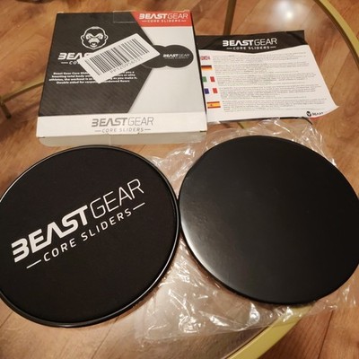 BEASTGEAR CORE SLIDERS gleitende Bauchtrainingsscheiben - für Zuhause oder Fitnessstudio