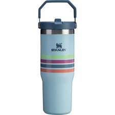 Stanley The Varsity Iceflow Flip Straw Tumbler 30 oz - Seafoam Stripe