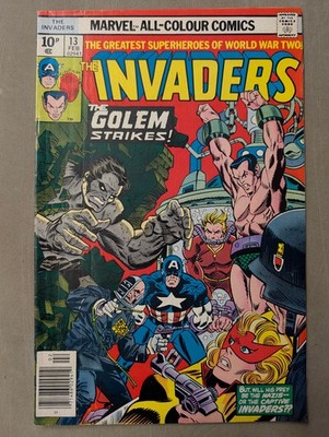 The Invaders #13, Marvel Comics, 1977. 1st appearance of Spitfire