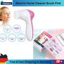 Electric Facial Cleaner Brush 5-in-1 Blackhead Remover Skin Care Massage Tool