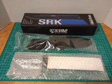 Cold Steel Black SRK Full Size 6" SK-5 Survival Knife 49LCK. Brand New in Box.