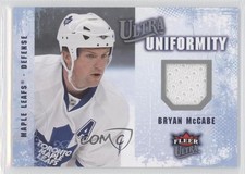 2008-09 Fleer Ultra Uniformity Bryan McCabe #UA-MC 0v5