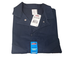 dickies mens size 2xl tall performance long sleeve zipper pocket work coveralls